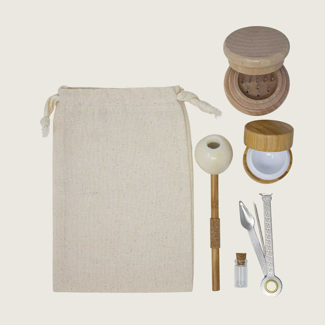 Kit 4: Lollipop Pipe + Pouch + Tool + Grinder + Container