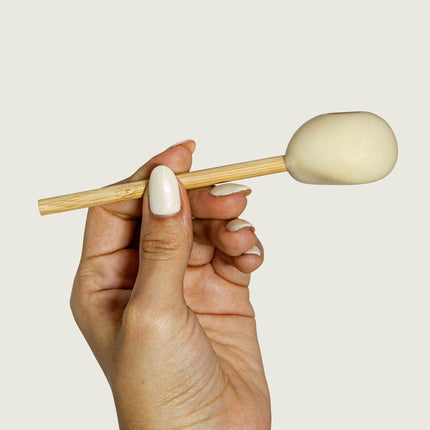 Whole Seed Pipe | Bamboo + Tagua Seed | Full-Polish Finish
