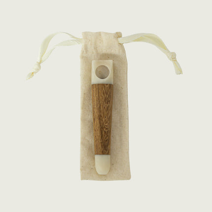 Classic Pipe | Wood + Tagua Seed