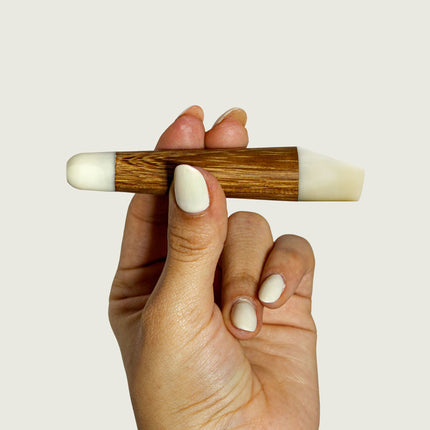 Classic Pipe | Wood + Tagua Seed