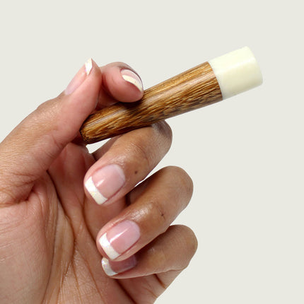 One-Hitter Pipe | Wood + Tagua Seed